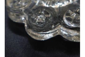 昭和初期　食卓をエレガントに演出するグラス7客セット(リキュール、ショット、酒杯、酒器、硝子、プレスガラス、和ガラス)(R-082886)