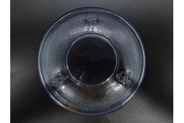 ウランガラス　プレスガラス　レース　食卓を爽やかに彩るガラス皿8枚セット(松葉、松の実、野球、硝子、中皿、小皿)(R-082887)