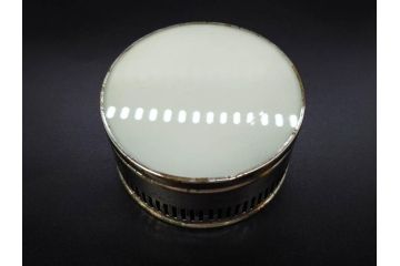 昭和初期　風景　ガラスボタン　どこか懐かしさを感じるガラストレー2点・コースター3点・ボタンセット(白鳥、花、山、硝子、ガラス盆、トレイ、コップ敷き)(R-082888)