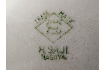 昭和初期　風景　ガラスボタン　どこか懐かしさを感じるガラストレー2点・コースター3点・ボタンセット(白鳥、花、山、硝子、ガラス盆、トレイ、コップ敷き)(R-082888)