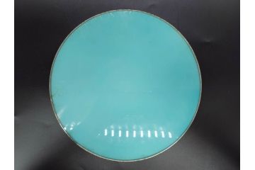 昭和初期　竹　風景　ヨット　レトロな温かみを感じるデザインが素敵なガラストレー2点&コースター12点セット(船、舟、海、ヤシの木、硝子、ガラス盆、トレイ、コップ敷き)(R-082889)