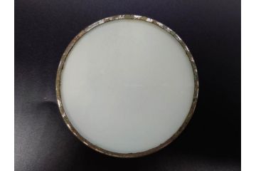 昭和初期　竹　花　落ち着いた佇まいのガラストレー2点&コースター12点セット(富士山?、薔薇、バラ、風景、硝子、ガラス盆、トレイ、コップ敷き)(R-082890)