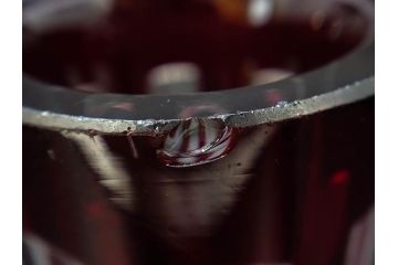 昭和初期　切子　色被せガラス　赤　空間に品格をもたらす水差し&グラスセット(コップ、冠水瓶、ピッチャー、硝子、和ガラス)(R-082891)