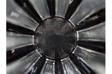 昭和初期　切子　色被せガラス　赤　空間に品格をもたらす水差し&グラスセット(コップ、冠水瓶、ピッチャー、硝子、和ガラス)(R-082891)