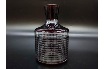 昭和初期　切子　色被せガラス　赤　空間に品格をもたらす水差し&グラスセット(コップ、冠水瓶、ピッチャー、硝子、和ガラス)(R-082892)