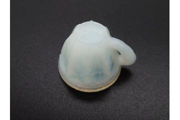 昭和初期　ガラス　マーブル　緻密な造りに目を奪われるミニチュア食器46点セット(コップ、皿、ペロペロ、ままごと、コンポート、カップ、硝子)(R-082894)