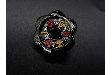 昭和初期　独楽　ガラス　懐かしさが溢れるミニチュアこま21点セット(花型、おもちゃ、玩具、サイコロ、硝子)(R-082895)