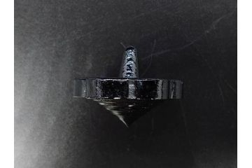 昭和初期　独楽　ガラス　懐かしさが溢れるミニチュアこま21点セット(花型、おもちゃ、玩具、サイコロ、硝子)(R-082895)