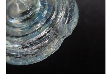 昭和初期　独楽　ガラス　懐かしさが溢れるミニチュアこま21点セット(花型、おもちゃ、玩具、サイコロ、硝子)(R-082895)