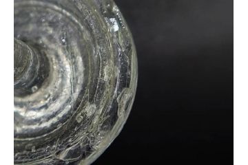昭和初期　独楽　ガラス　懐かしさが溢れるミニチュアこま21点セット(花型、おもちゃ、玩具、サイコロ、硝子)(R-082895)