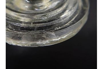 昭和初期　独楽　ガラス　懐かしさが溢れるミニチュアこま21点セット(花型、おもちゃ、玩具、サイコロ、硝子)(R-082895)