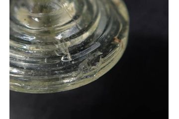 昭和初期　独楽　ガラス　懐かしさが溢れるミニチュアこま21点セット(花型、おもちゃ、玩具、サイコロ、硝子)(R-082895)