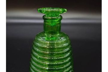 当時物　醤油差し　プレスガラス　時代を重ねた趣あるガラス瓶5点セット(オリンピック、五輪、醤油瓶、しょうゆ差し、調味料入れ、ソース、硝子、和ガラス)(R-082896)