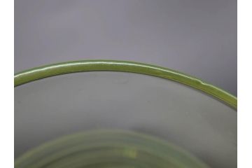 大正〜昭和初期　ウランガラス　美しい色合いが魅力のコップ4客セット(グラス、花模様、硝子、和ガラス)(R-082898)