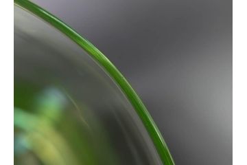 大正〜昭和初期　ウランガラス　美しい色合いが魅力のコップ4客セット(グラス、花模様、硝子、和ガラス)(R-082898)