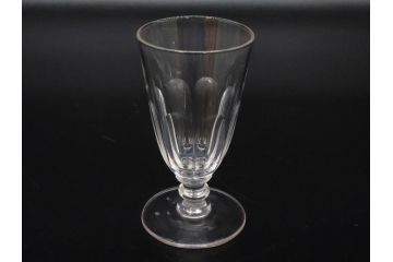大正〜昭和初期　ガラス　切子　上品な佇まいのグラス10客セット(花、リキュール、ショット、酒器、酒杯、硝子、和ガラス)(R-082899)