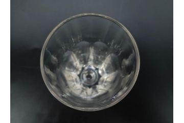 大正〜昭和初期　ガラス　切子　上品な佇まいのグラス10客セット(花、リキュール、ショット、酒器、酒杯、硝子、和ガラス)(R-082899)