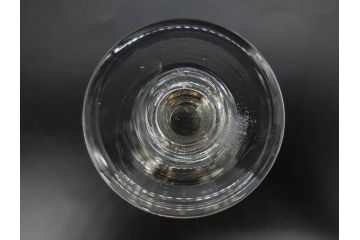 大正〜昭和初期　ガラス　切子　上品な佇まいのグラス10客セット(花、リキュール、ショット、酒器、酒杯、硝子、和ガラス)(R-082899)