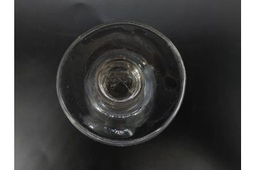 大正〜昭和初期　ガラス　切子　上品な佇まいのグラス10客セット(花、リキュール、ショット、酒器、酒杯、硝子、和ガラス)(R-082899)
