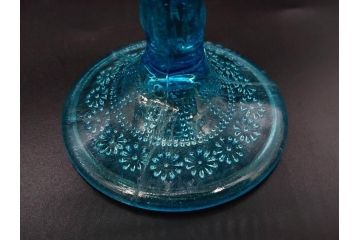 大正〜昭和初期　プレスガラス　和ガラス　気品ある空間に演出するコンポート3点セット(フルーツボウル、果物入れ、デザートディッシュ、タッツア、硝子)(R-082900)