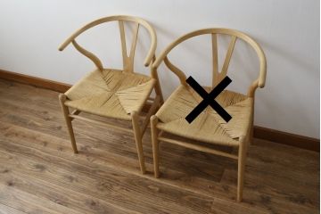中古　北欧家具　老舗家具メーカー CARL HANSEN & SON(カール・ハンセン&サン)　ハンス J. ウェグナー(HANS J. WEGNER)デザイン　CH24　特徴的なラインを描く美しいフォルムのYチェア(ワイチェア、ダイニングチェア、アームチェア、イス、椅子)(R-082901)