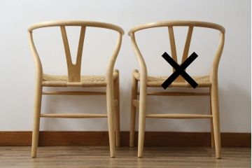 中古　北欧家具　老舗家具メーカー CARL HANSEN & SON(カール・ハンセン&サン)　ハンス J. ウェグナー(HANS J. WEGNER)デザイン　CH24　特徴的なラインを描く美しいフォルムのYチェア(ワイチェア、ダイニングチェア、アームチェア、イス、椅子)(R-082901)