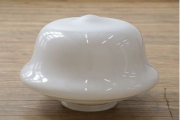 和製ビンテージ　特大!!　温かみを感じるフォルムの天井直付けタイプシーリングライト(天井照明、ヴィンテージ、壁掛け照明、壁付け照明、ウォールライト)(R-082911)