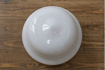 和製ビンテージ　特大!!　温かみを感じるフォルムの天井直付けタイプシーリングライト(天井照明、ヴィンテージ、壁掛け照明、壁付け照明、ウォールライト)(R-082911)