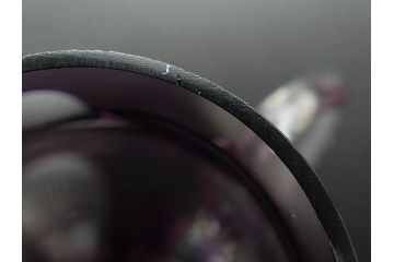 大正〜昭和初期　切子　色被せ　紫　ガラス　深みのある色合いが美しく輝くミニカップ&ソーサー6客セット(デミタス、エスプレッソ、C&S、碗皿、硝子、和ガラス、ケース付)(R-082918)