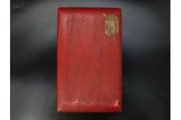 大正〜昭和初期　切子　色被せ　紫　ガラス　深みのある色合いが美しく輝くミニカップ&ソーサー6客セット(デミタス、エスプレッソ、C&S、碗皿、硝子、和ガラス、ケース付)(R-082918)