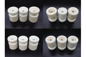 当時物　白磁　菊型　レトロな空間を演出する碍子17点セット(ローゼット、電笠、電灯、照明器具、電材)(R-082919)