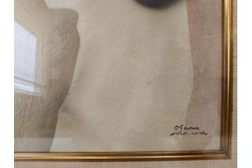 真作　中原脩　「少女」　F6(6号)　絵画(油彩、油絵、人物画、サイン入り、額装、外箱付)(R-082920)