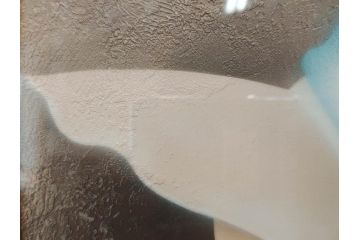 真作　中原脩　「帽子の女　青いリボン」　F3(3号)　絵画(油彩、油絵、人物画、美人画、サイン入り、額装、外箱付)(R-082922)