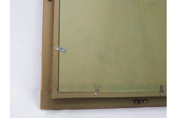 真作　中原脩　「帽子の女　青いリボン」　F3(3号)　絵画(油彩、油絵、人物画、美人画、サイン入り、額装、外箱付)(R-082922)