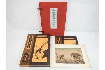 復刻版画　稀版　浮世絵　花鳥風月選集　大江戸木版社　全25枚揃　木版画25枚セット(喜多川歌麿、安藤廣重、広重、葛飾北斎、伝統芸術純木版手摺版画、ケース付)(R-082923)