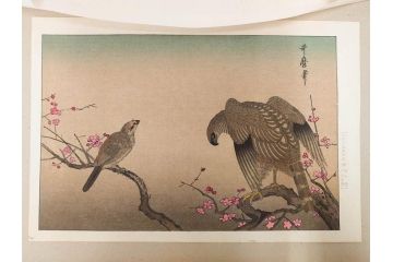 復刻版画　稀版　浮世絵　花鳥風月選集　大江戸木版社　全25枚揃　木版画25枚セット(喜多川歌麿、安藤廣重、広重、葛飾北斎、伝統芸術純木版手摺版画、ケース付)(R-082923)