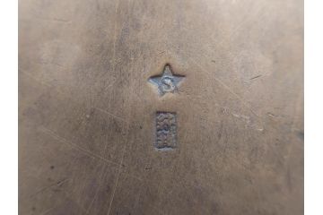 田中貴金属　純銀　約448g　優美な佇まいの銀瓶(ホシエスマーク、GINZA TANAKA、ギンザタナカ、シルバー、煎茶、薬缶、銀水注、湯沸し、茶道具、やかん、水指、急須)(R-082925)