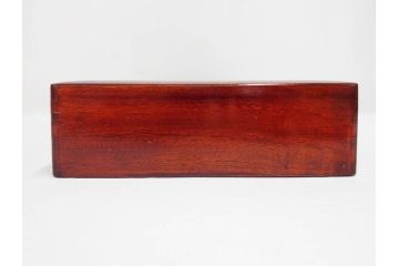 アンティーク雑貨　昭和中期　クスノキ材　蒔絵　格式高い佇まいの収納箱(木箱、金彩、漆、漆器、小物入れ、唐草)(R-082926)