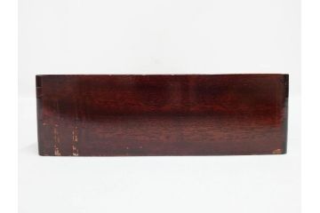 アンティーク雑貨　昭和中期　クスノキ材　蒔絵　格式高い佇まいの収納箱(木箱、金彩、漆、漆器、小物入れ、唐草)(R-082926)