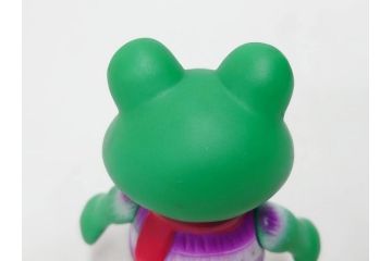 ベルマークのツクダヤ　木馬座　クリクリとした目が可愛らしいケロヨン(ソフビ、カエル、蛙、人形、玩具、置物)(R-082927)