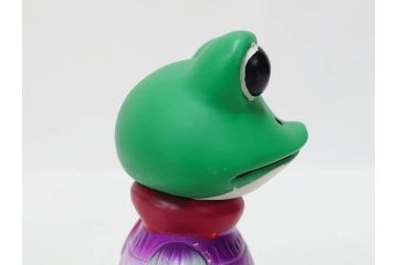 ベルマークのツクダヤ　木馬座　クリクリとした目が可愛らしいケロヨン(ソフビ、カエル、蛙、人形、玩具、置物)(R-082927)