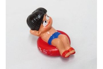 エーザイ　トラベルミン坊や　浮き輪　レトロな雰囲気の貯金箱(人形、コインバンク、ソフビ、置物)(R-082928)