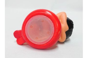 エーザイ　トラベルミン坊や　浮き輪　レトロな雰囲気の貯金箱(人形、コインバンク、ソフビ、置物)(R-082928)