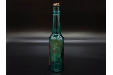 大正〜昭和初期　レトロ　エンボス　時を重ねた味わ深いガラス瓶6点セット(ソースボトル、白玉、三ツ矢、カゴメ、フマキラー、和ガラス、硝子、ビン、ボトル、花瓶、花入、花生、花器、一輪挿し)(R-082931)