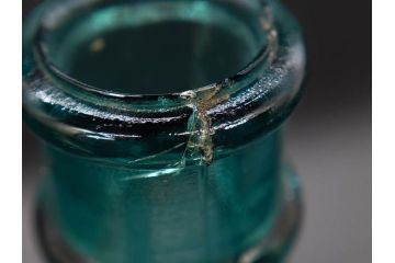 大正〜昭和初期　レトロ　エンボス　時を重ねた味わ深いガラス瓶6点セット(ソースボトル、白玉、三ツ矢、カゴメ、フマキラー、和ガラス、硝子、ビン、ボトル、花瓶、花入、花生、花器、一輪挿し)(R-082931)