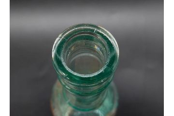 大正〜昭和初期　レトロ　エンボス　時を重ねた味わ深いガラス瓶6点セット(ソースボトル、白玉、三ツ矢、カゴメ、フマキラー、和ガラス、硝子、ビン、ボトル、花瓶、花入、花生、花器、一輪挿し)(R-082931)