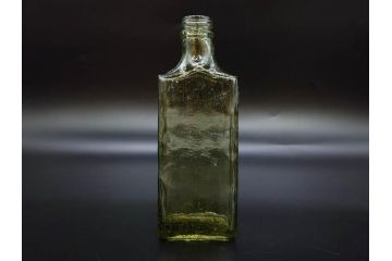 大正〜昭和初期　レトロ　エンボス　時を重ねた味わ深いガラス瓶6点セット(ソースボトル、白玉、三ツ矢、カゴメ、フマキラー、和ガラス、硝子、ビン、ボトル、花瓶、花入、花生、花器、一輪挿し)(R-082931)