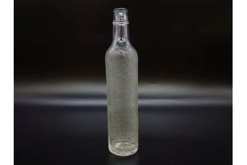 大正〜昭和初期　レトロ　エンボス　空間のアクセントになるガラス瓶7点セット(大日本麦酒株式会社、和ガラス、硝子、ビン、ボトル、花瓶、花入、花生、花器、一輪挿し)(R-082932)