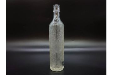 大正〜昭和初期　レトロ　エンボス　空間のアクセントになるガラス瓶7点セット(大日本麦酒株式会社、和ガラス、硝子、ビン、ボトル、花瓶、花入、花生、花器、一輪挿し)(R-082932)