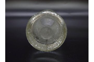 大正〜昭和初期　レトロ　エンボス　空間のアクセントになるガラス瓶7点セット(大日本麦酒株式会社、和ガラス、硝子、ビン、ボトル、花瓶、花入、花生、花器、一輪挿し)(R-082932)